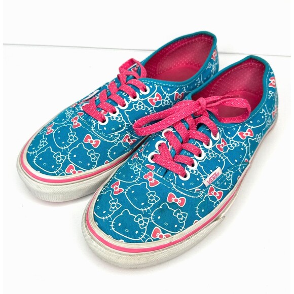 Vans Hello Kitty Womens 8 Special Edition TB9C Low Top Canvas Sneakers Mens 6.5 - Picture 1 of 10